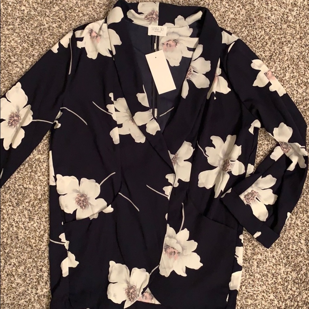 Floral Blazer